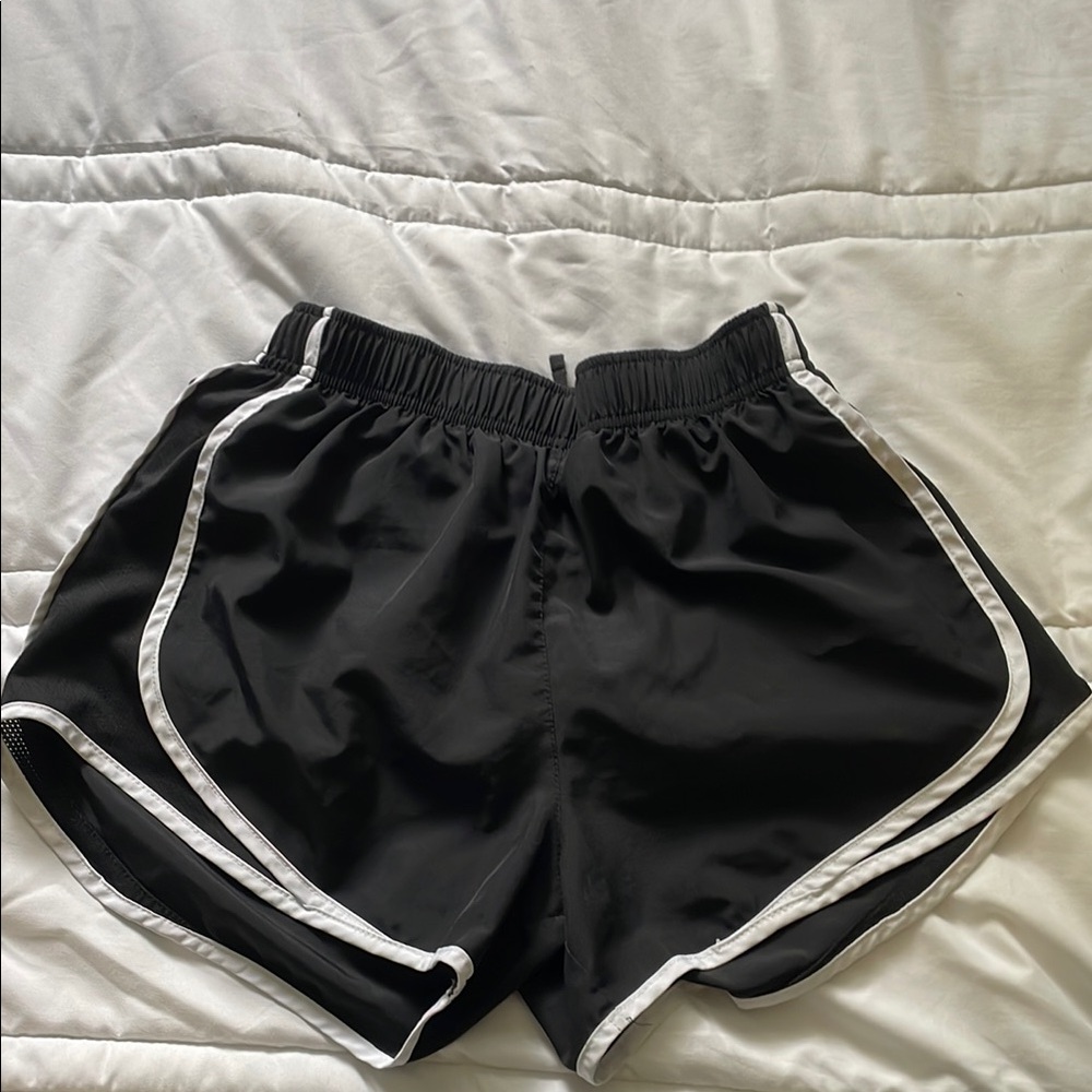 Nike Black Athletic Shorts Lightweight Elastic Waist